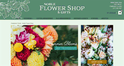 Desktop Screenshot of nobleflowershop.com